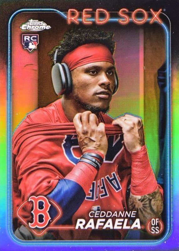 Ceddanne Rafaela 2024 Topps Chrome #118 Image Variation (Wearing